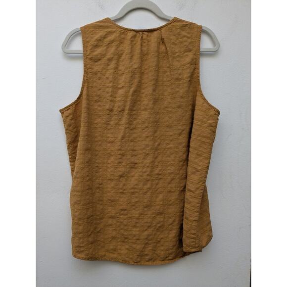 Sonoma Women's Tank Top Yellow Sleeveless Size XL - Picture 9 of 9